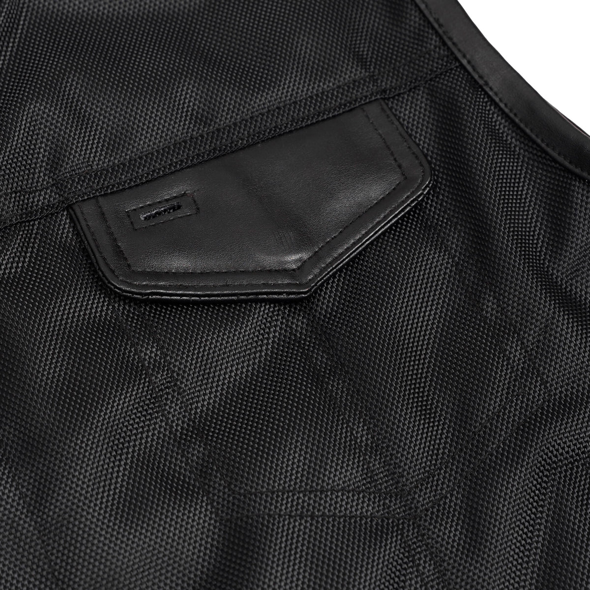 BSM5043 Grimedge Leather Motorcycle Vest