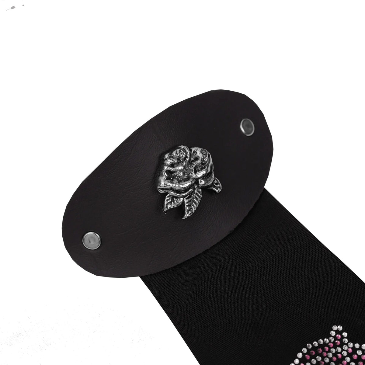 BSM00HRT-505 Sorelle Women's 10-Inch Rhinestone Rose Hair Tube