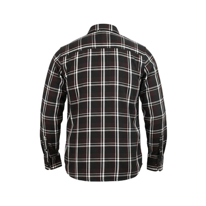 BSM4698 Cocoa Men’s Biker Shirt