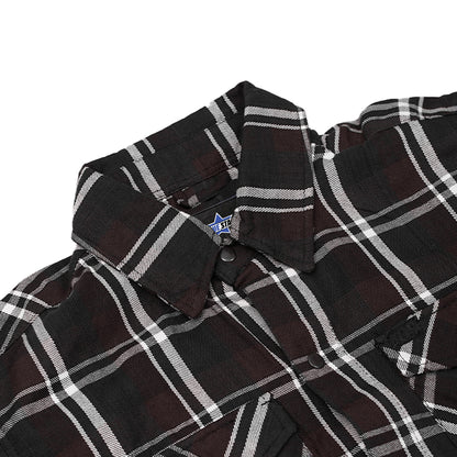 BSM4698 Cocoa Men’s Biker Shirt