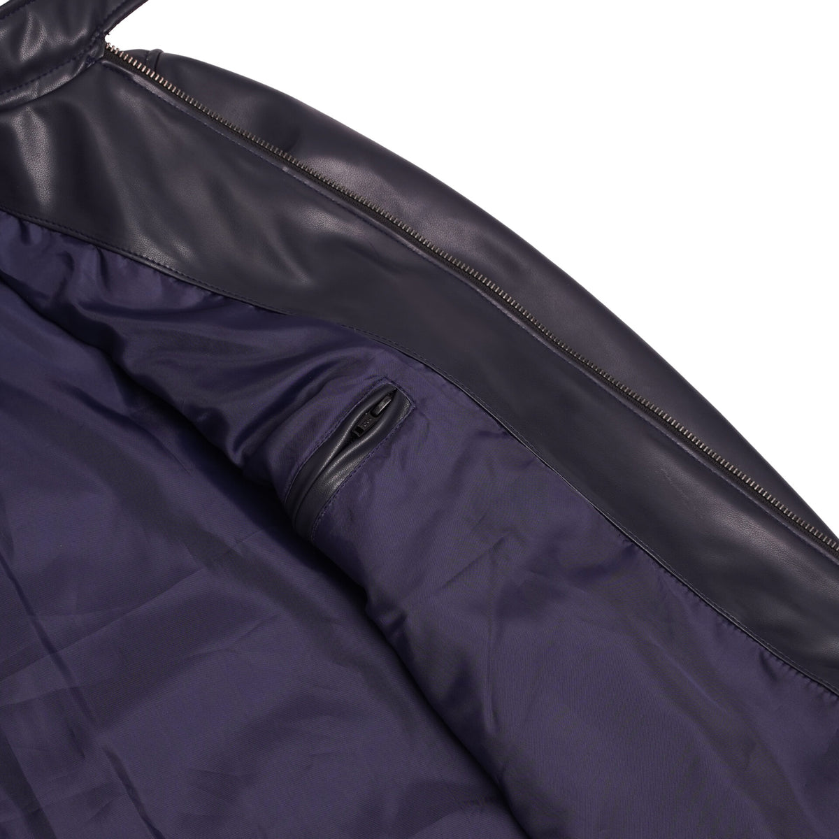 BSM5010 NavyFlux Men’s Faux Leather Jacket