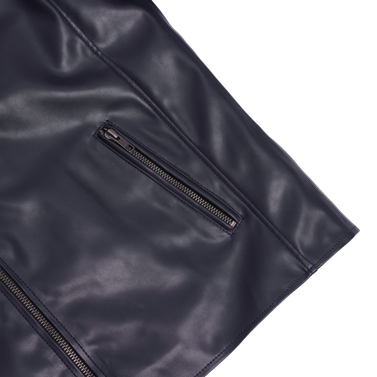 BSM5010 NavyFlux Men’s Faux Leather Jacket
