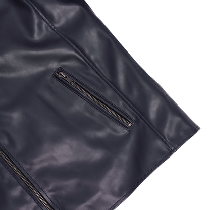 BSM5010 NavyFlux Men’s Faux Leather Jacket