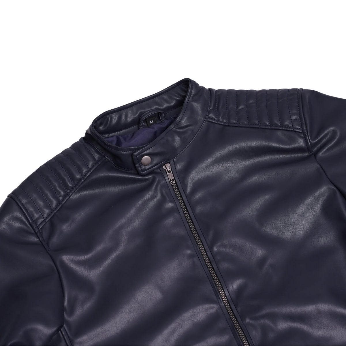 BSM5010 NavyFlux Men’s Faux Leather Jacket