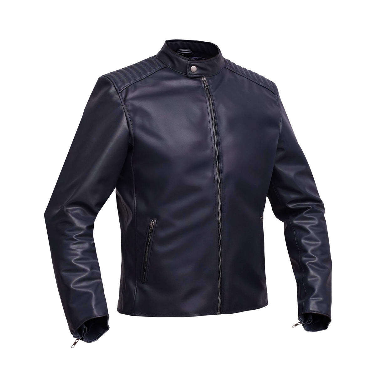 BSM5010 NavyFlux Men’s Faux Leather Jacket