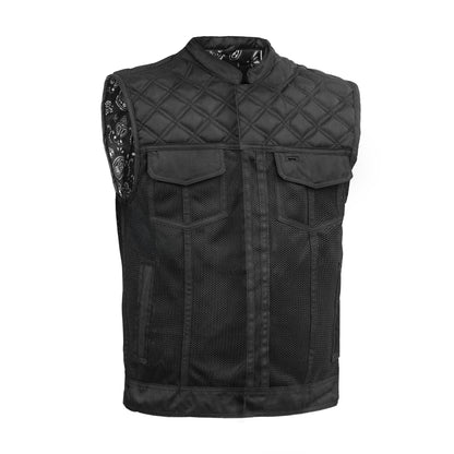 BSM4653 Vapor Shield Men’s Textile Motorcycle Vest