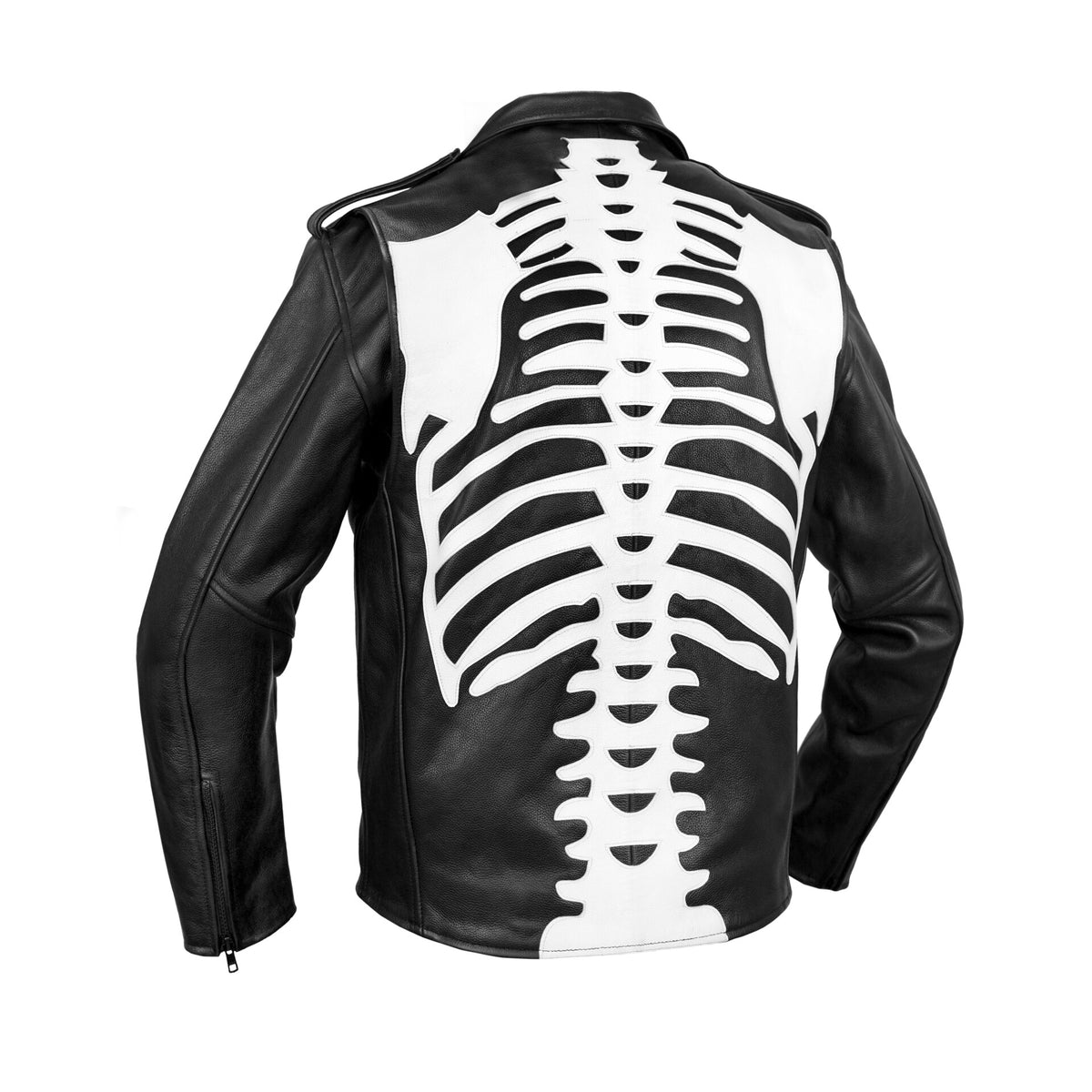 BSM5034 SkullBone Men’s MC Bone Jacket