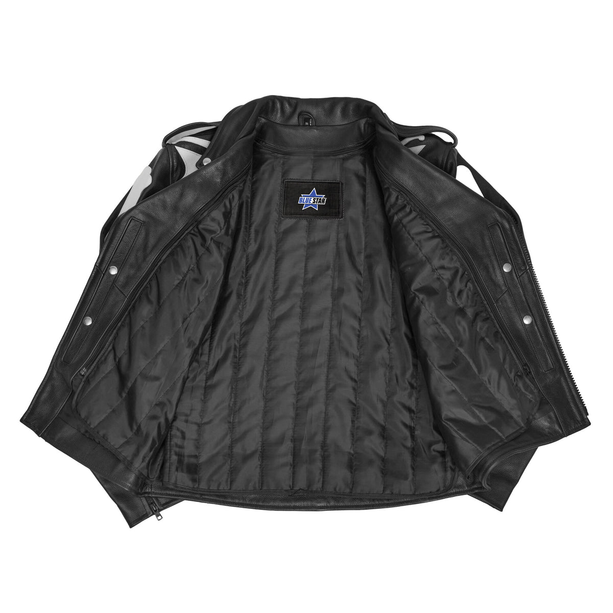BSM5034 SkullBone Men’s MC Bone Jacket