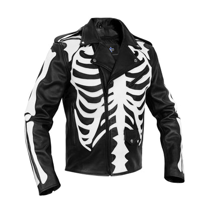 BSM5034 SkullBone Men’s MC Bone Jacket