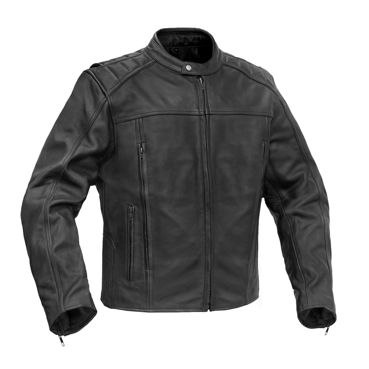 BSM4696 HellBorn - Men’s Leather Motorcycle Jacket