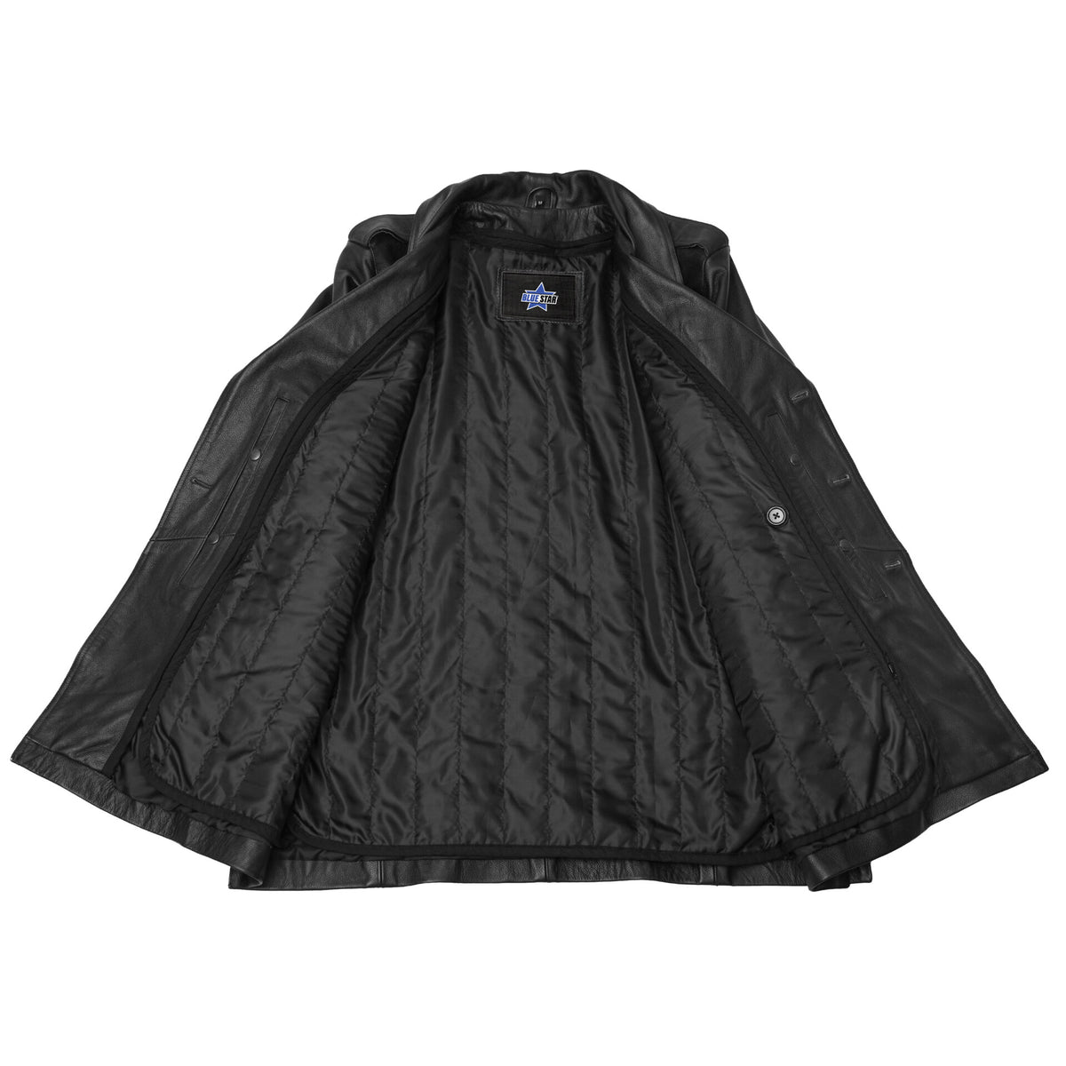 BSM5028 Cavalier Men’s Long Sleeve Leather Jacket