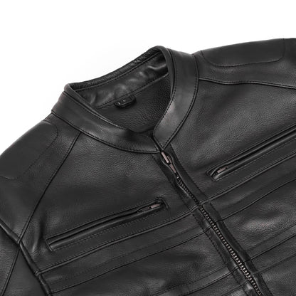 BSM4668 Tarmac Mens Leather Motorcycle Jacket