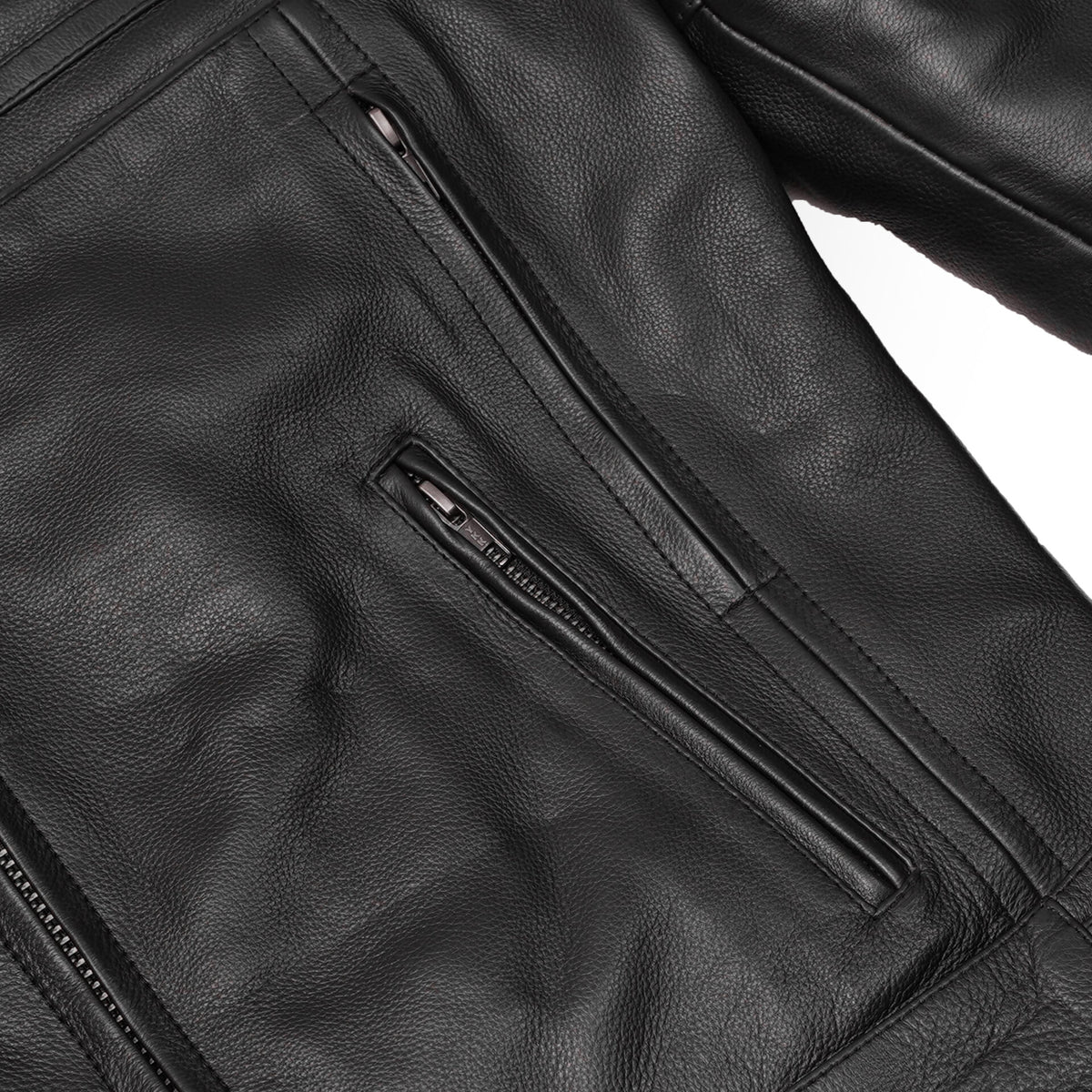 BSM4668 Tarmac Mens Leather Motorcycle Jacket
