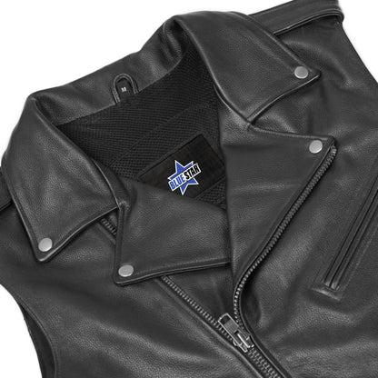 BSM4627 Cruze Motorcycle Leather Vest