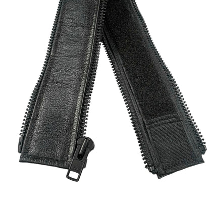 Men's Black Universal Vest Expander Panel with Black Oxides Zip