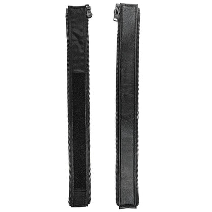 Men's Black Universal Vest Expander Panel with Black Oxides Zip