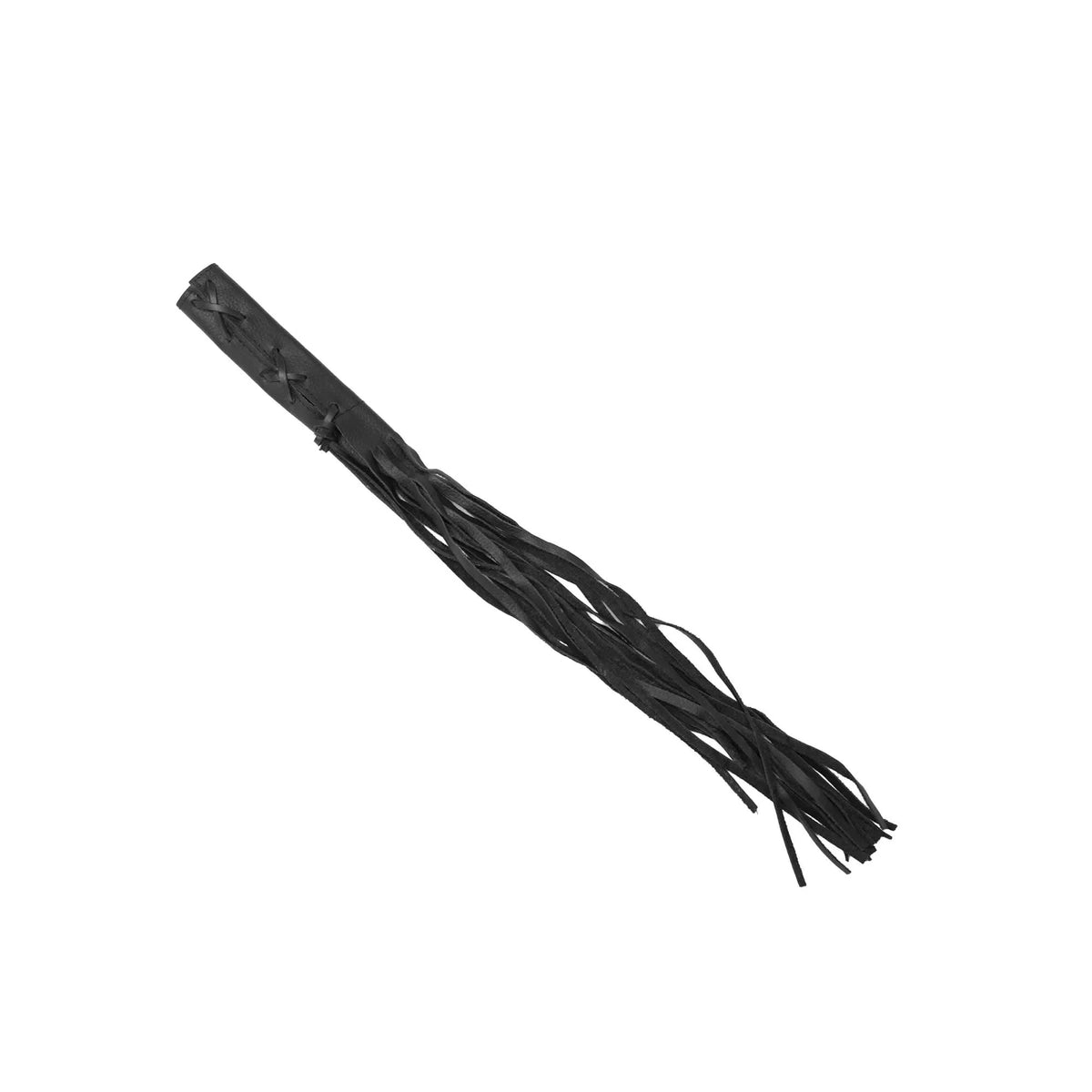 Leather Clutch Lever Cover - Black - Fringe Detail - Renegade Classics