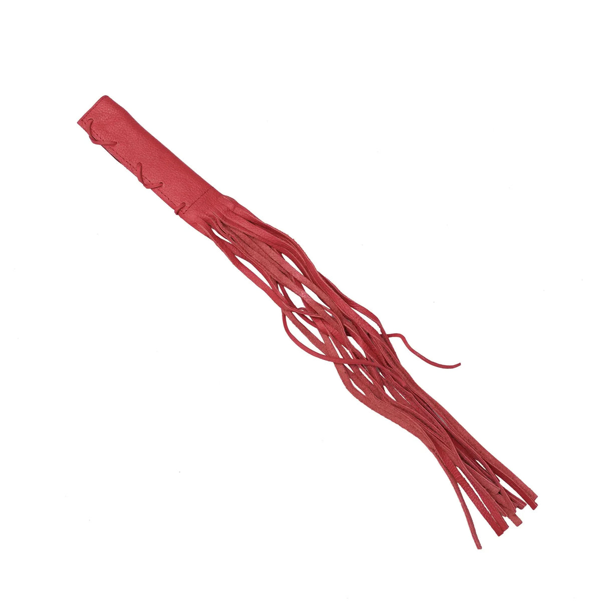 Leather Clutch Lever Cover - Red - Fringe Detail - Renegade Classics