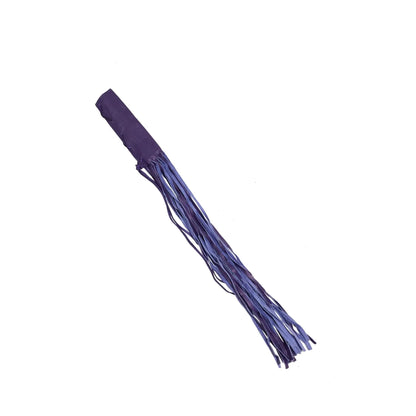 Leather Clutch Lever Cover - Purple - Fringe Detail - Renegade Classics