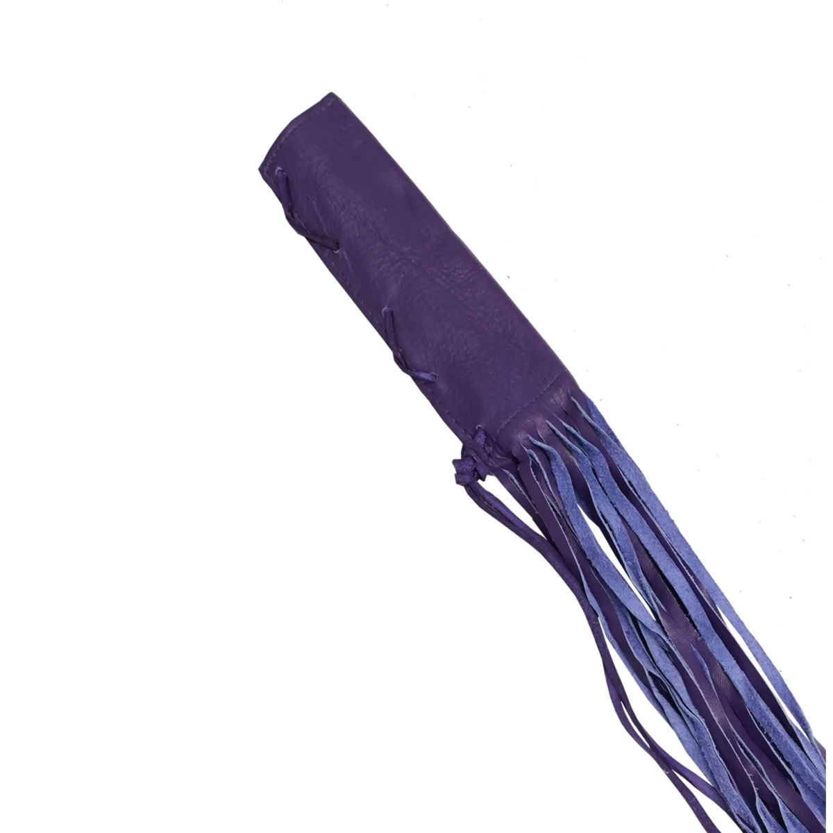 Leather Clutch Lever Cover - Purple - Lacing & Texture - Renegade Classics