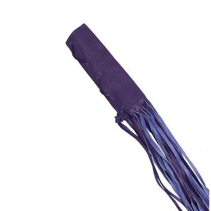 Leather Clutch Lever Cover - Purple - Lacing & Texture - Renegade Classics