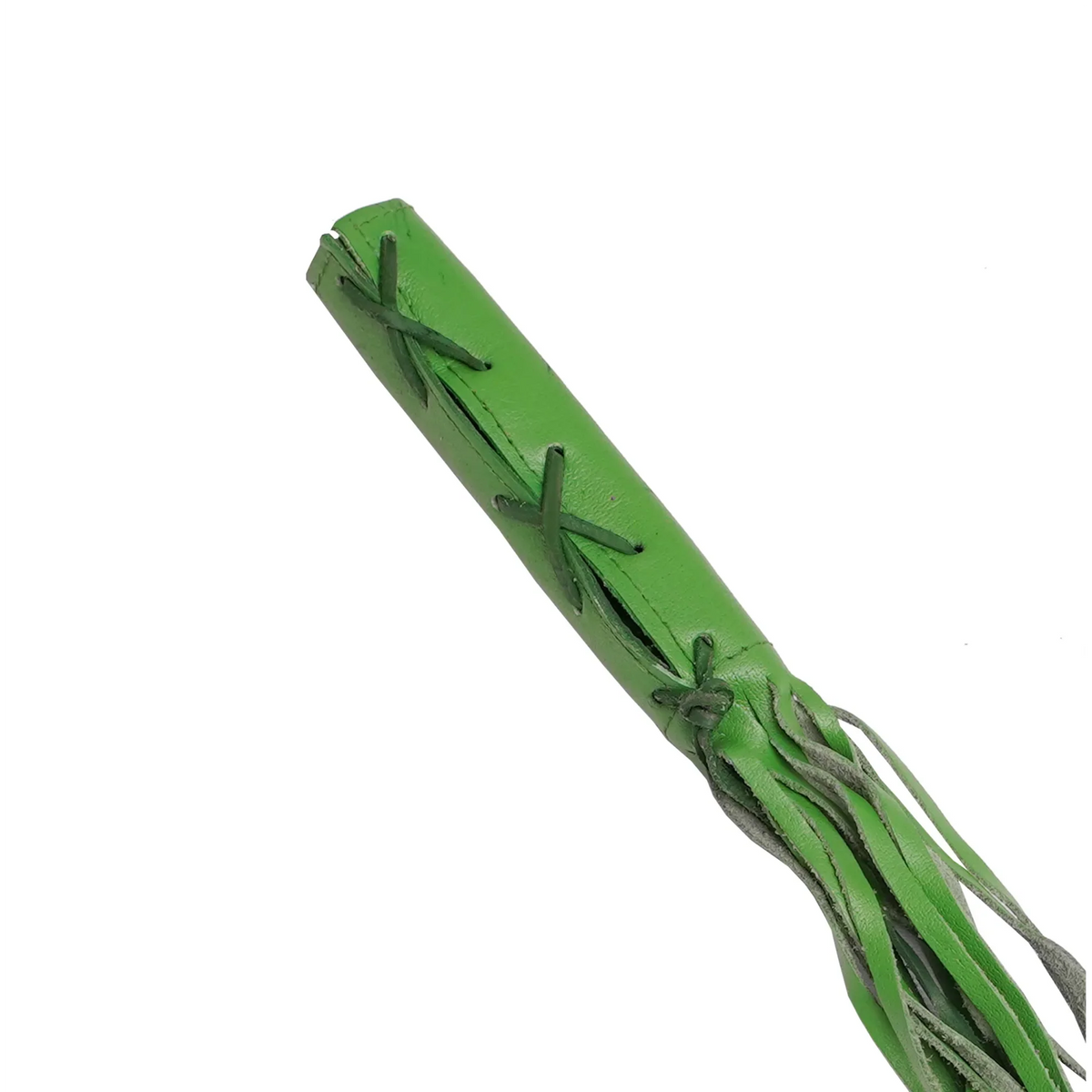 Leather Clutch Lever Cover - Green - Lacing & Texture - Renegade Classics