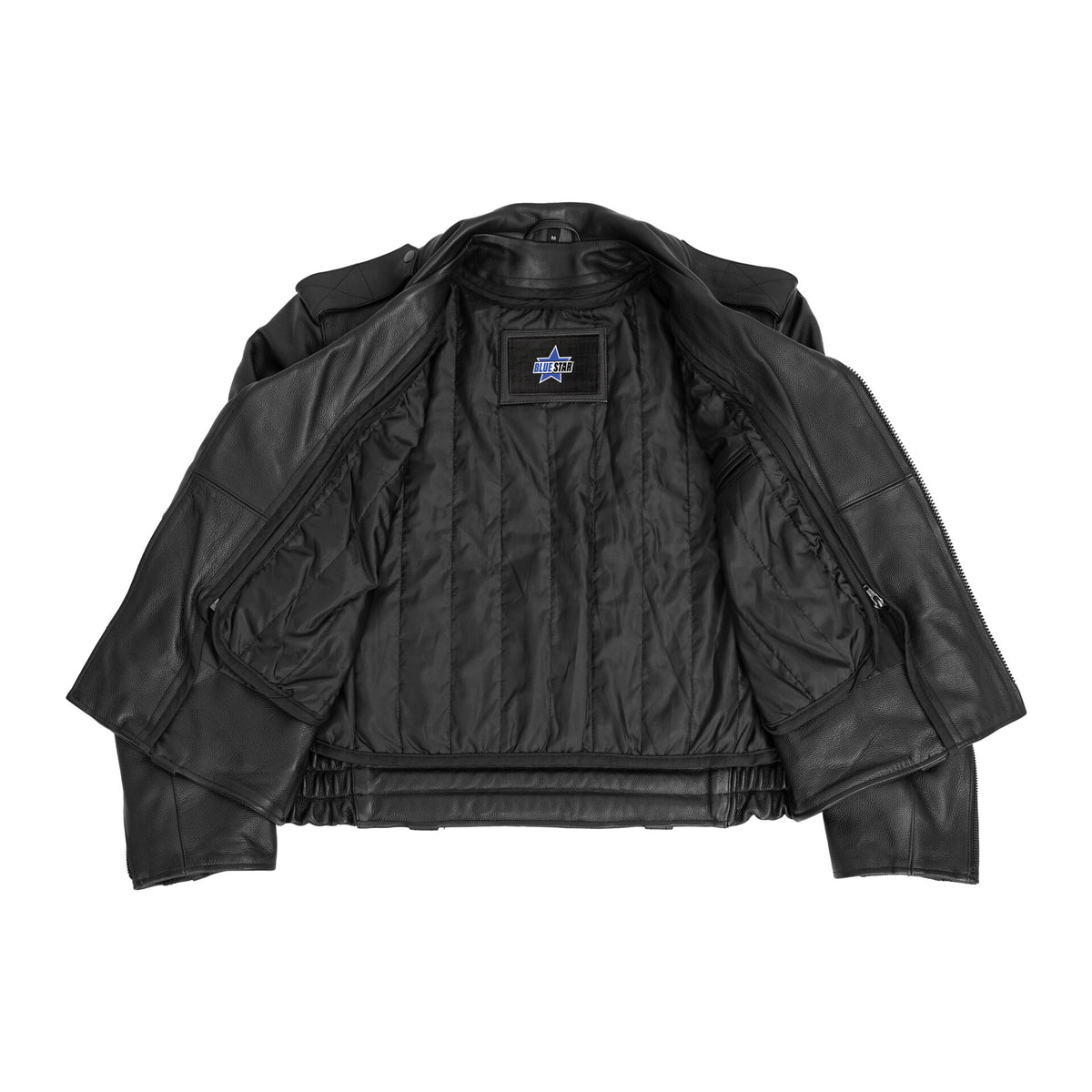 BSM4660 Rogue Rider Men’s Leather Motorcycle Jacket