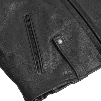 BSM4660 Rogue Rider Men’s Leather Motorcycle Jacket