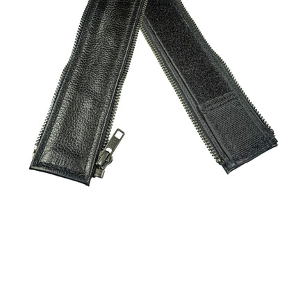 Men's Black Universal Vest Expander Panel with Gun Metal Zip # 5