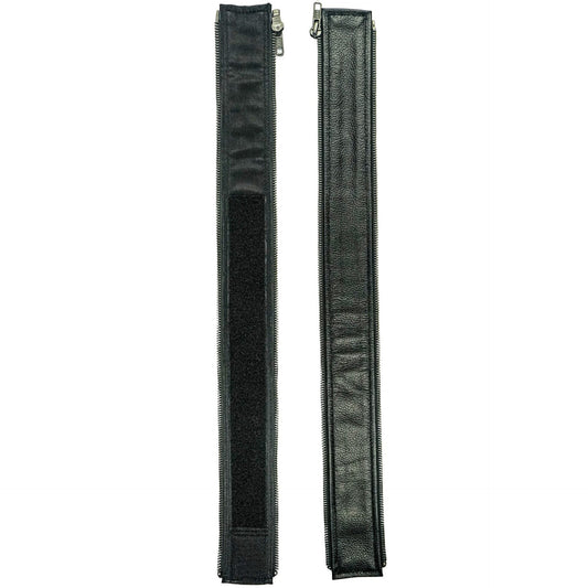 Men's Black Universal Vest Expander Panel with Gun Metal Zip # 5