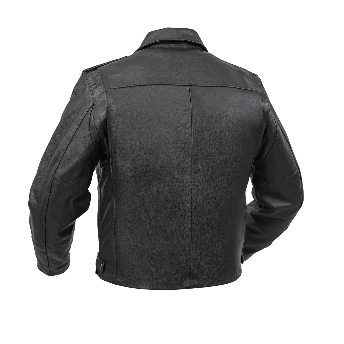 BSM4649 Black Raider Men’s Leather Motorcycle Jacket