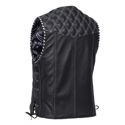 BSM4644 Velrik Men’s Leather Vest