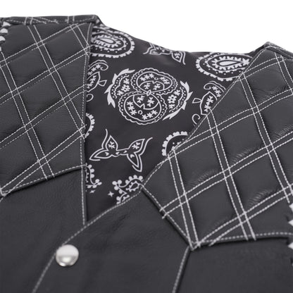 BSM4644 Velrik Men’s Leather Vest