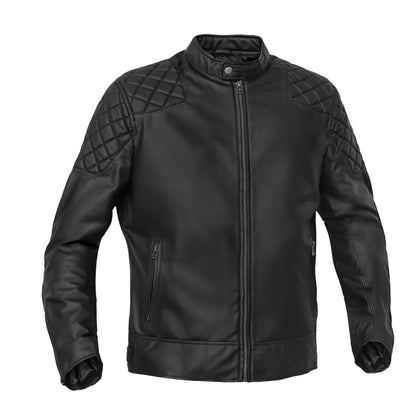 BSM4657 Venture Guard Men’s Faux Leather Motorcycle Jacket
