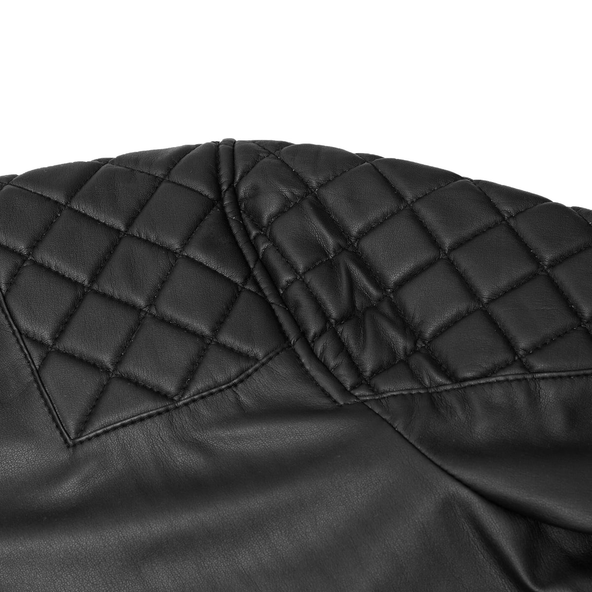 BSM4657 Venture Guard Men’s Faux Leather Motorcycle Jacket