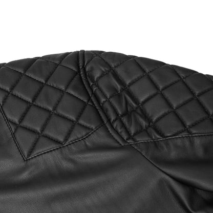 BSM4657 Venture Guard Men’s Faux Leather Motorcycle Jacket