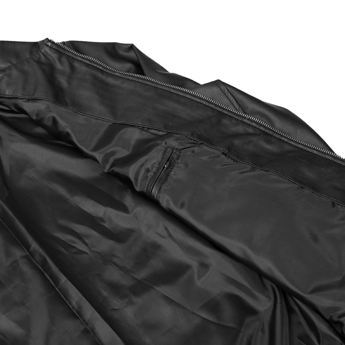 BSM4657 Venture Guard Men’s Faux Leather Motorcycle Jacket