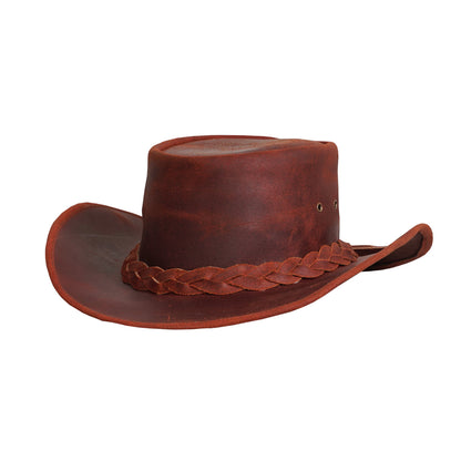 BSM4688 Midnight Wrangler - Men’s Leather Hat
