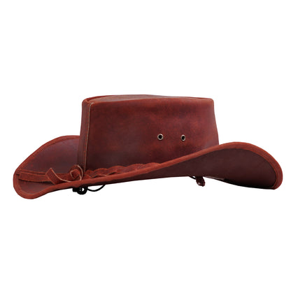 BSM4688 Midnight Wrangler - Men’s Leather Hat