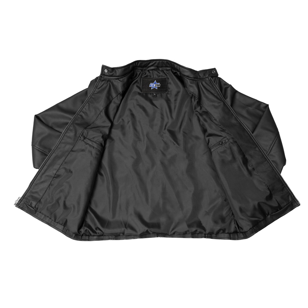 BSM4658 Rivet Soul Men’s Faux Leather Motorcycle Jacket