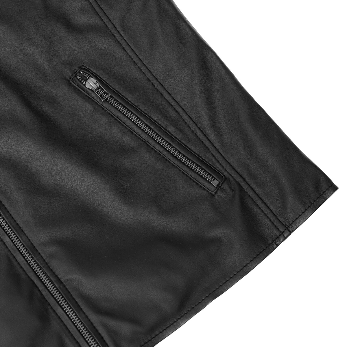 BSM4658 Rivet Soul Men’s Faux Leather Motorcycle Jacket