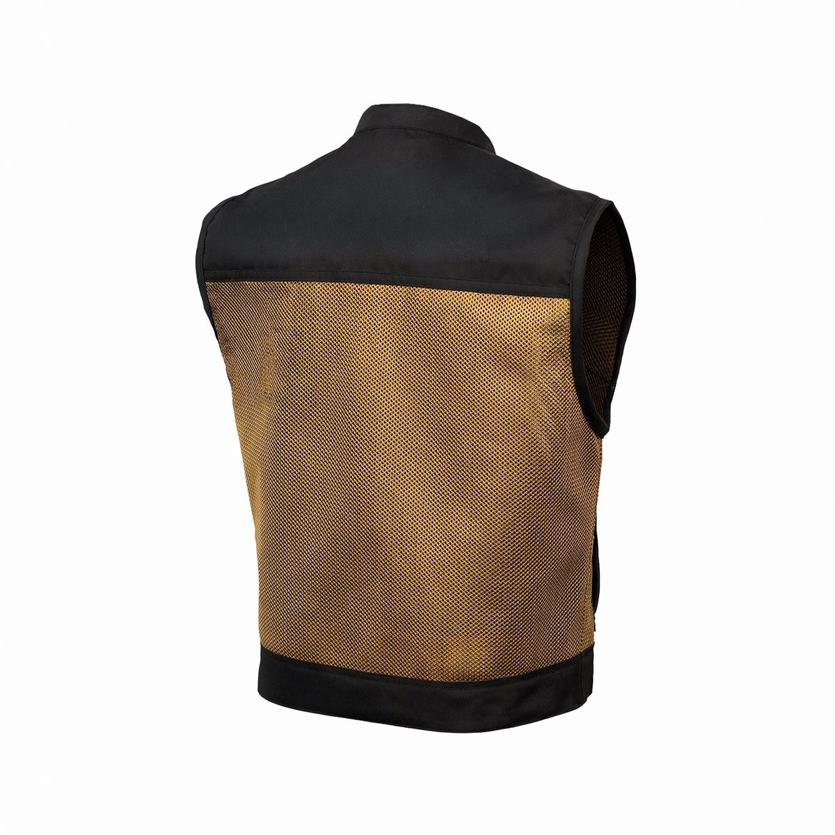 BSM4610 - Blaze Olive Men’s Motorcycle Mesh Vest