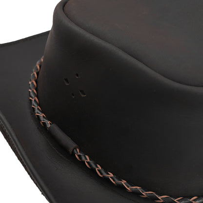 BSM4684 Blackthorn Rider- Men’s Leather Hat