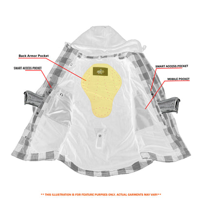 BSM5045 Reaper – Men's Flannel Riding Shirt