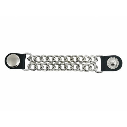 Vest Extender Silver Spring Snap Fastener - Front View - Renegade Classics