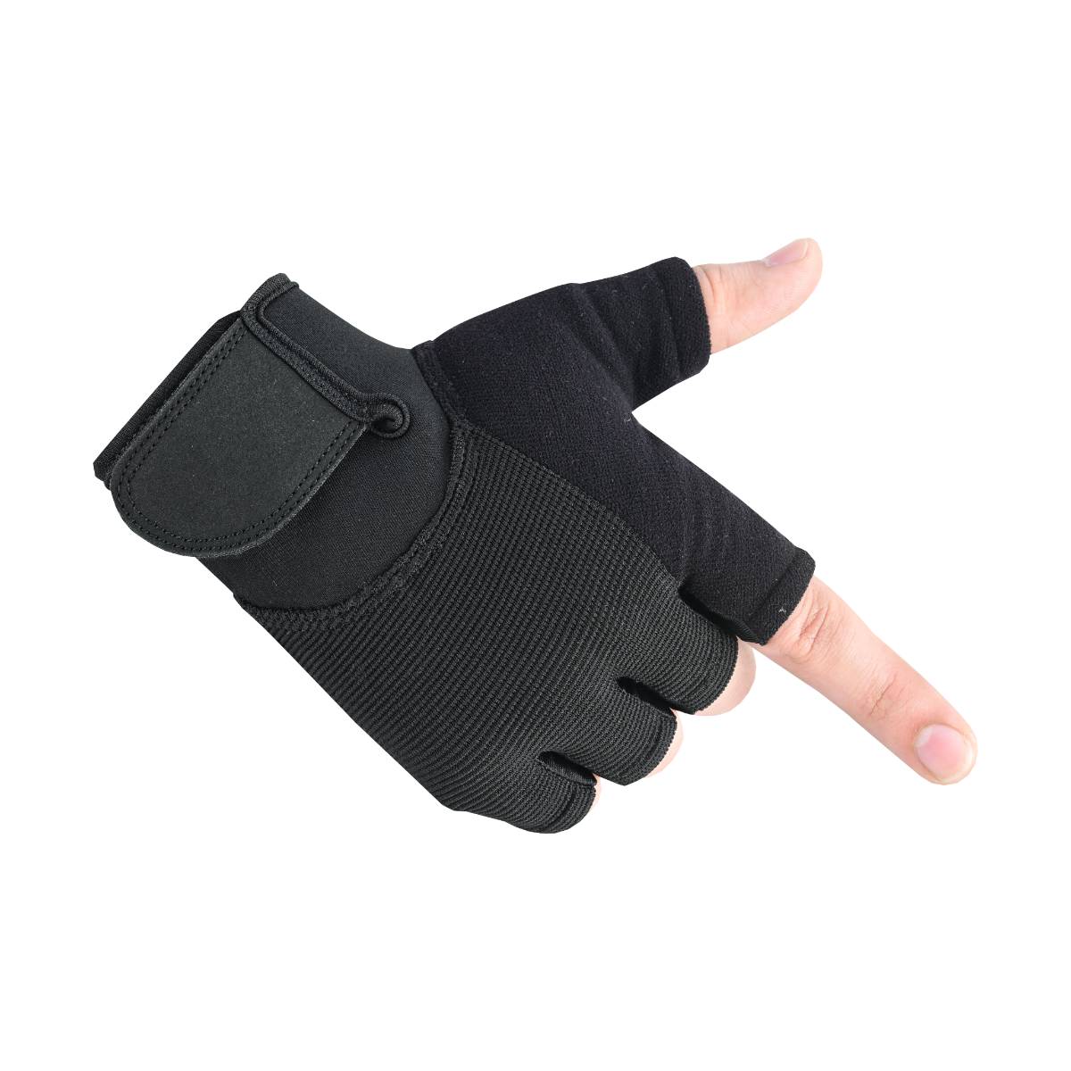 Perfect Fom Black Pull Loops Weight Lifting Glove