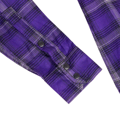 BSM4638 Duskberry Women’s Flannel Shirt