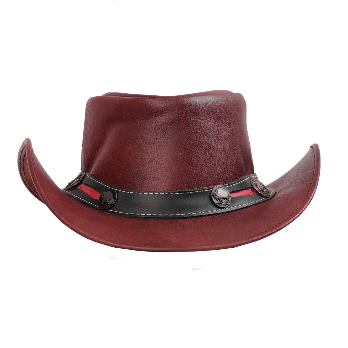 BSM4685 Ruby Maverick- Men’s Leather Hat