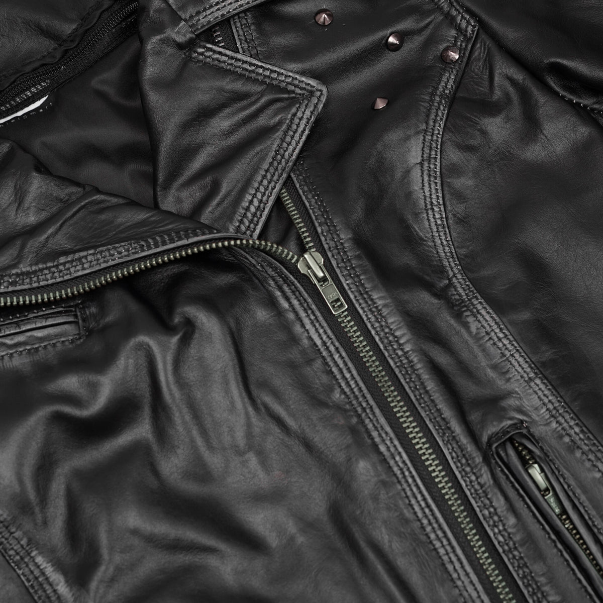 BSM5018 Shadow Stud - Women’s Leather Motorcycle Jacket