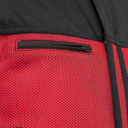 BSM4611 - Blaze Red Men’s Motorcycle Mesh Vest